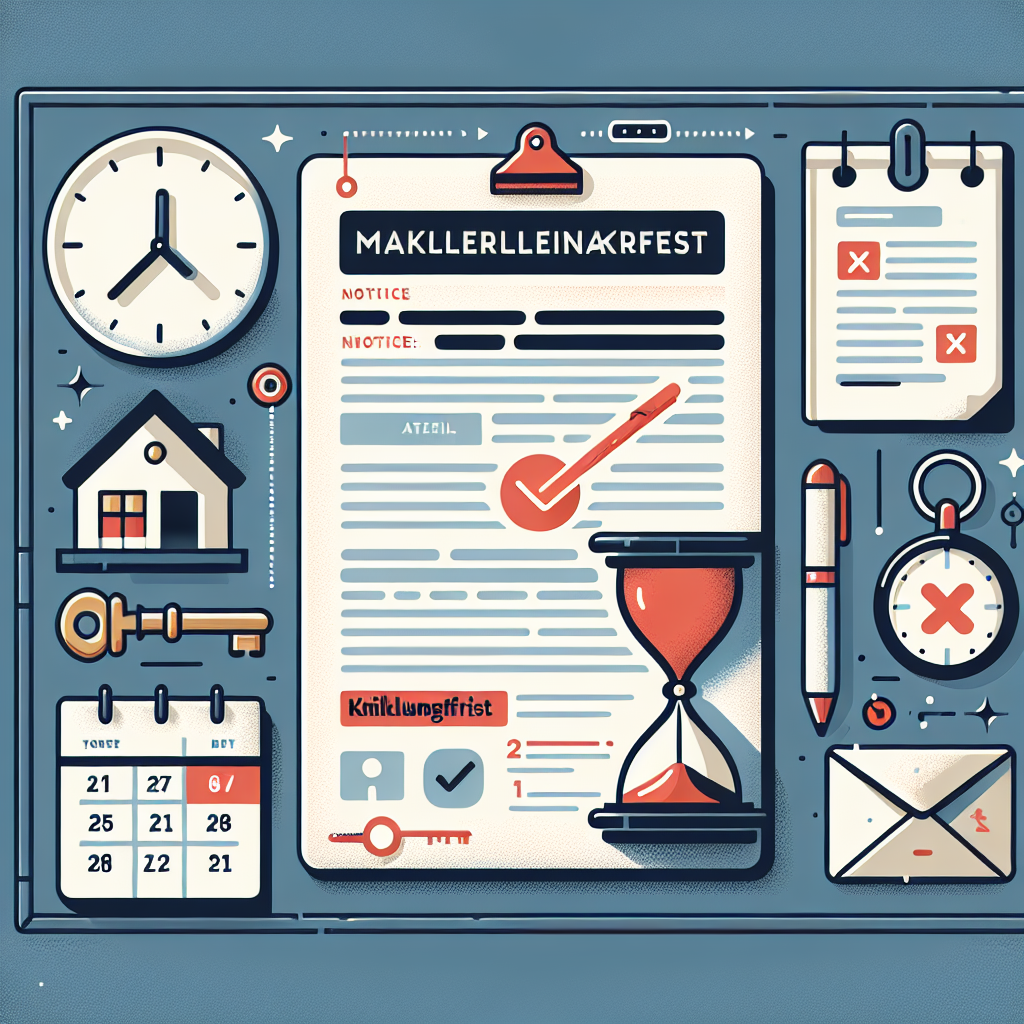 Kündigungsfrist beim Makleralleinauftrag